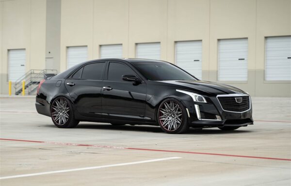 2014 CADILLAC CTS VSPORT TWIN TURBO PREMIUM RWD LOWERED ROTIFORM 20″